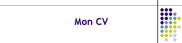 Mon CV